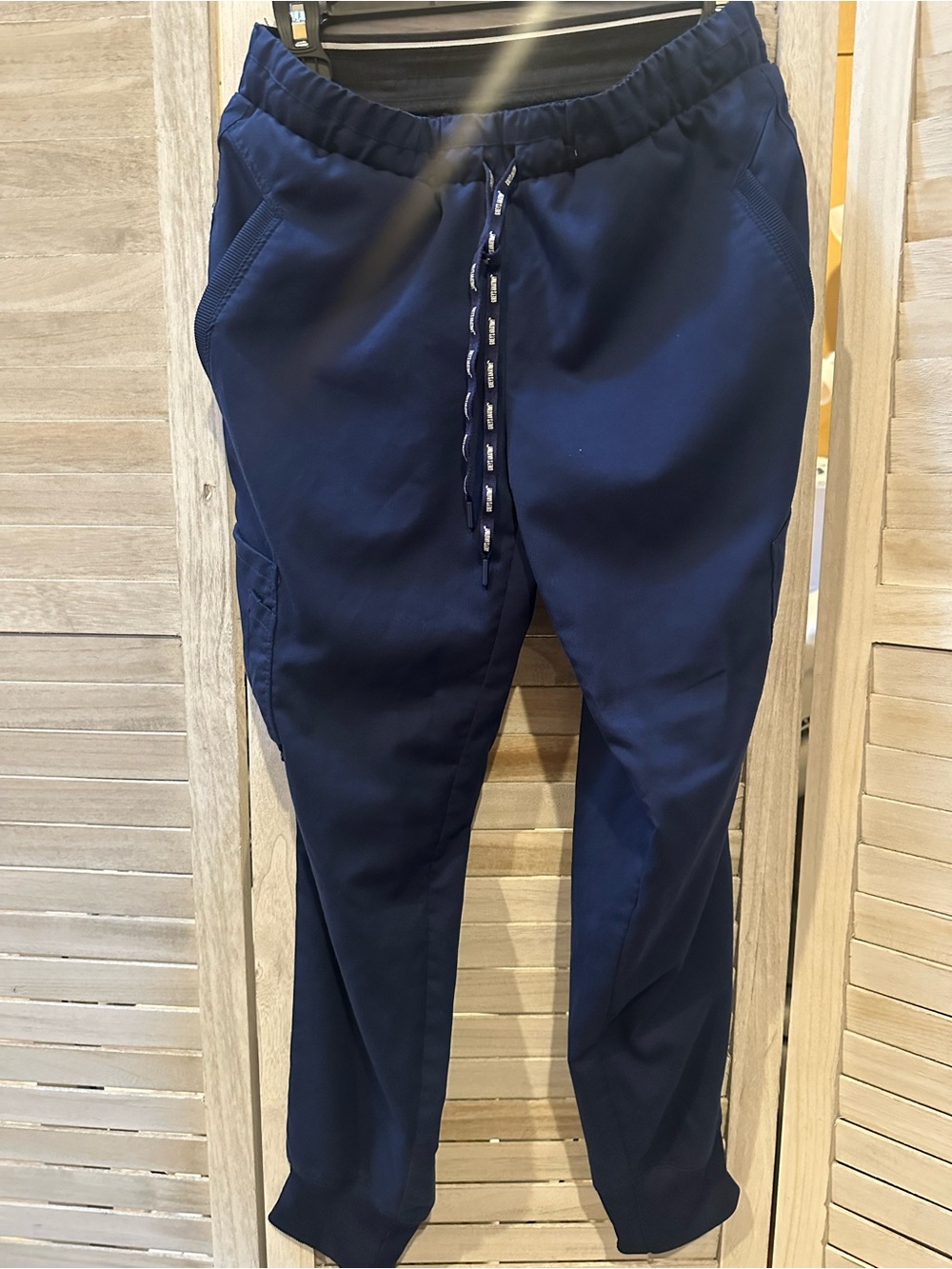 Grey's Anatomy Navy Drawstring Jogger Scrub Pants